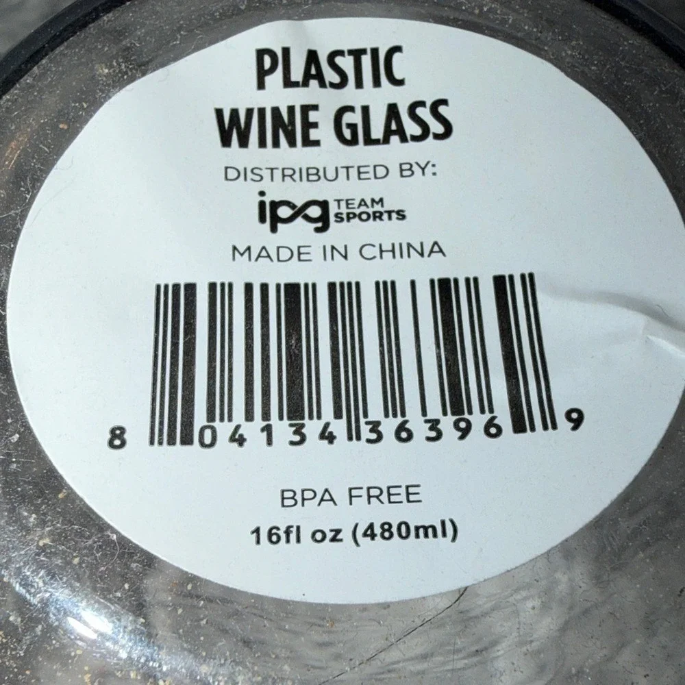 Florida Gators Stemless Wine Glasses Set of 2 Plastic 16oz Tailgate BPA Free NEW